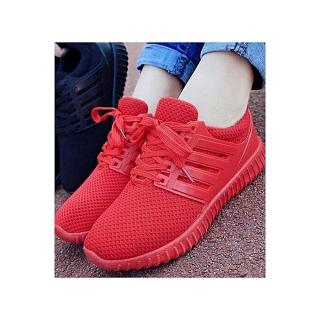 Women's Mesh Easy Sneakers - Red