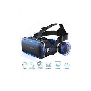 3D VR Headset Virtual Reality Glasses - 360 Panoramic With Built-in Stereo Headphones - Large Viewing Immersive Experience VR Headset HD VR Goggles For VR Games And 3D Movie Compatible 4.0 Inch To 6.0 Inches Phones.Turn Your Home Into 21st Century Cinema!
