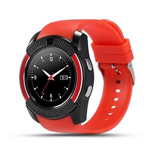 Smart Watch Support SIM TF Card  Sleep Remind For Android Phone_Red