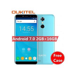 C8 - 5.5" 3G Smartphone - Android 7 2GB/16GB - OTA Fingerprint 3000mAh EU - Blue