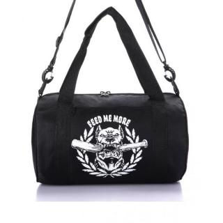 Feed Me More Gym Bag - Black