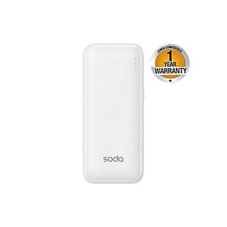 10,000mAh Powerbank With Torch Light & 12 Months Warranty - White