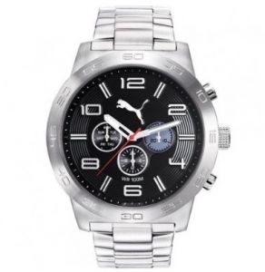 Puma Casual Watch for Men , Analog , Stainless Steel , PU104221003