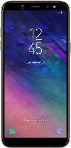 Samsung Galaxy A6 Dual SIM - 64GB, 4GB RAM, 4G LTE, Gold