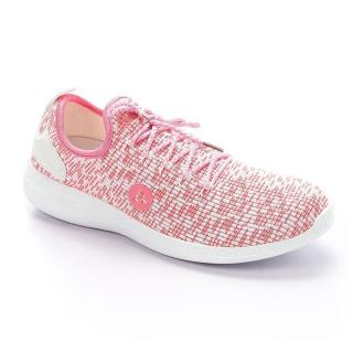 Lace Up Women Sneakers - Light Pink