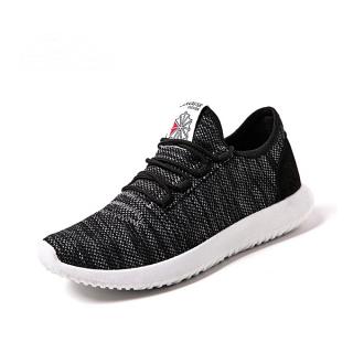 Men Shoes Running Breathable Mesh Athletic Lightweight - Black