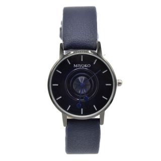 Miyoko Leather Watch - Blue