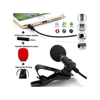 Lavalier Lapel Microphone· Mic Perfect For Recording · Podcast Good Effect