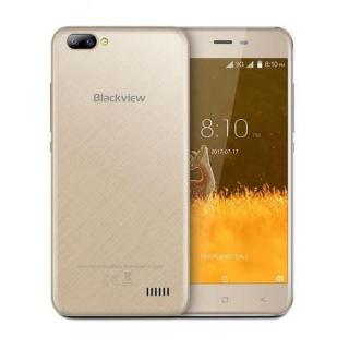 A7 Dual SIM Mobile Phone - 8GB - 1GB RAM - 3G - Wifi - Gold