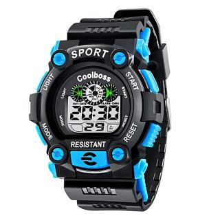 Refined COOLBOSS Sport Watch Kids Watches Boys Clock Child LED Digital Electronic Student Children Wristwatch For Boy Gift 1008