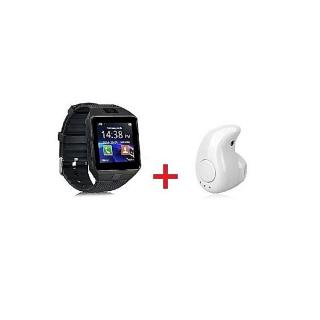 Pack Smartwatch 09 + Oreillette Bluetooth S530 - Noir/blanc