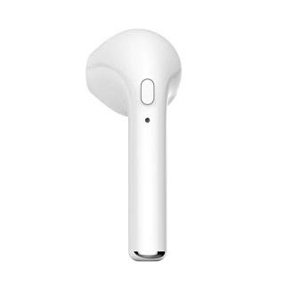 Bluetooth Earbud, Mini Wireless Headset In-Ear Earphone Earpiece Headphone For Apple IPhone 7 7 Plus 6s 6s Plus(single Left Ear)(White)