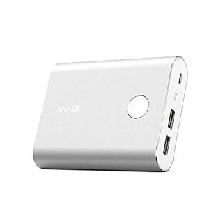 PowerCore+ 13400mah Quick Charge 3.0 Power Bank With 2 USB Ports - Silver