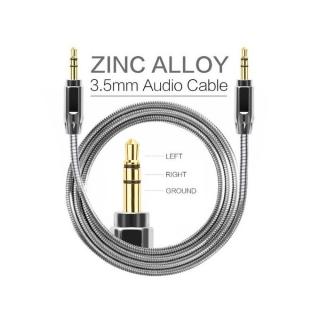     AUX Metal Cable 3.5mm 85Cm Male to Male Audio Cable