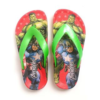 Avengers PVC Slippers - Red & Green