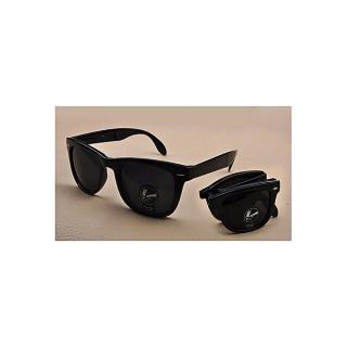 Urparcel Fashion Shatter-proof Folding Sunglasses Dazzling Sunglasses And Black Case