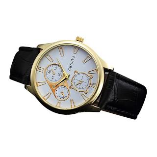 Business Men Wrist Watch Male Quartz WristWatches 2017 Top Watches - Gold