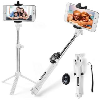 Extendable Selfie Stick Monopod Tripod Remote Bluetooth Shutter For  Infinix Tecno IPhone 7/7 Plus 6s/6 Plus Samsung S8 / S8+ / S7 / S6 Edge Plus And Other Smart Phones