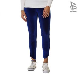 Skinny Velvet Pants - Blue