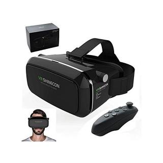 Casque Réalité Virtuelle 3D + Télécommande - Noir