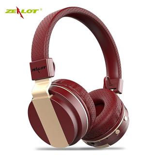 ZEALOT B17 / 047 Official Zealot B17  Bluetooth V4.0+EDR Headphone Wireless Portable Headset Hand Free Call With Built-in Mic&Noise Reducing&Foldable - Red