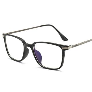 Square Eyeglasses Myopia Glasses Frame Black TR90 Titanium Computer Glasses With Clear Lens Optical Protection Eyewear Women Men