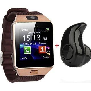 Smartwatch - Dz09 Gold + Bluetooth S530 - Noir
