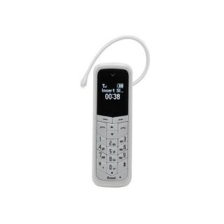 Hope BM50 - 0.66 Mini Mobile Phone And Bluetooth Headset - White