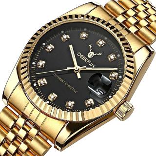 Gold Watch Men Waterproof Business Quartz Clock Mens Watches Top Brand Luxury Stainless Steel Male Sport Wrist Watch 8864