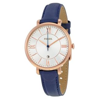 Fossil ES3843 Jacqueline Three-Hand Date Leather Watch