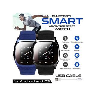 M26 Rwatch Bluetooth Touch Screen Smart Watch For IOS And Android--Blue (1 Unit Per Customer)