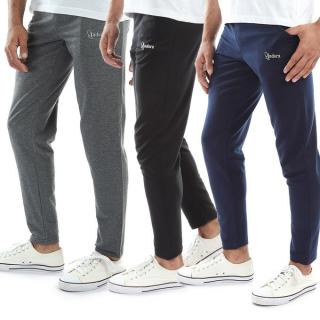 Bundle Of 3 Jogger Pants _Black &Navy Blue& Charcoal