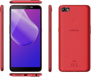 Infinix Hot 6 X606 Dual SIM - 16GB, 2GB RAM, 3G, Wifi, Red