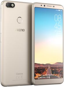 Tecno Camon X Dual SIM - 32GB ,3GB RAM, 4G LTE, Gold