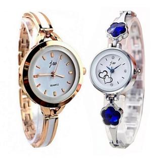 2 In 1 Women Fashion Wristwatch_Silver And Gold