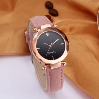 Generic Fashion Women Leather Casual Watch Luxury Analog Quartz Crystal Wristwatch A1