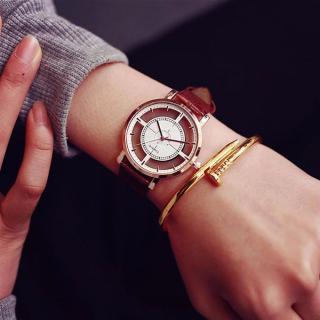 Women Neutral Personality Simple Analog Wrist Delicate Unique Hollow Watch CO