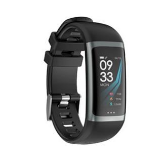 G26 Color Screen Bluetooth Smart Watch Fitness Pedometer Heart Rate Monitor Black