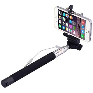 Extendable Selfie Stick & Monopod Holder (Headphone Jack) For Android And IOS Devices