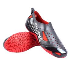 ALL BIKE Sepatu Slop [Uk. 39-43] RE  Outdoor Shoes Sepeda Motor AP Boots Hiking Anti Hujan Waterproof Merah