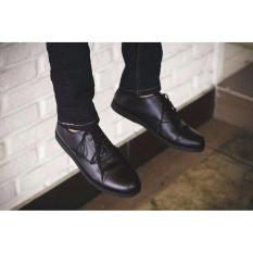 Volker Footware Sepatu Casual/Formal Oxport Black Pria - Hitam