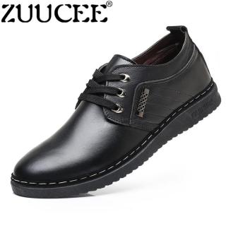 Zuucee Pria Kasual Tali Kulit Sepatu Inggris Formal Shoes【free Shipping】