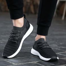 Super Bernapas Fashion Sneakers Pria Sepatu Olahraga Kasual Lembut Sepatu lari tahan lama Sepatu Jala Men's Fashion Sneakers Soft Casual Sports Shoes Durable Running Shoes Mesh Shoes