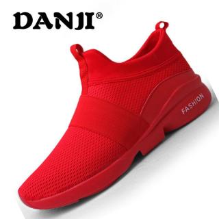 Danji Pria Jaring Bernapas Sneakers Menjalankan Olahraga Sepatu Sepatu Olahraga Lari Kebugaran Sepatu Olahraga Jalan 39-46-Intl