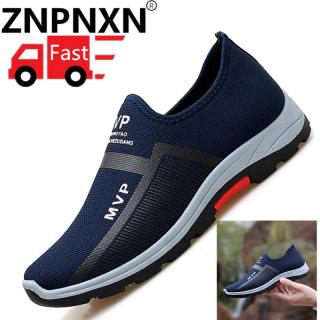 ZNPNXN Pria's Sneakers Kasual Bernapas Sepatu Olahraga Pria Sneakers Sepatu Olahraga untuk Pria Laki-laki Sepatu Modis Sepatu【Free Shipping】