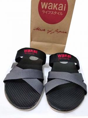 Sandal Wakai Pria Wanita - Sandal Fashion Sandal Murah model Silang 