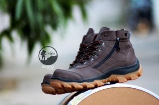 Sepatu Boots Safety Gunung Hikking tracking Sepatu bengkel veroz murah