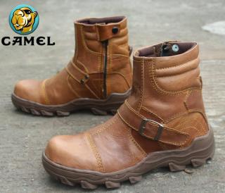 sepatu kerja proyek pria CAMEL sepatu boots safety work pria