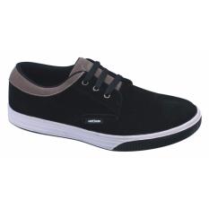 Catenzo Sepatu Casual Kets Sneakers Sporty Pria - Hitam-Cream TFx105