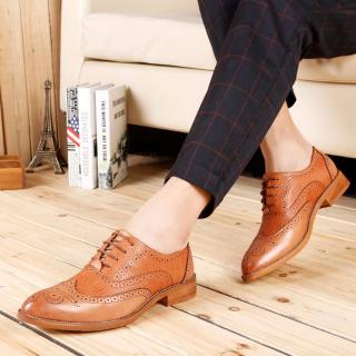 Yealon 2018 Seksi Penjualan Mewah Sapi Kulit Pria Sepatu Pria Cokelat Gaun Sepatu Oxford Berkualitas Tinggi Sepatu Renda-Hingga bisnis Kasual Sepatu Ukuran 38-43-Internasional